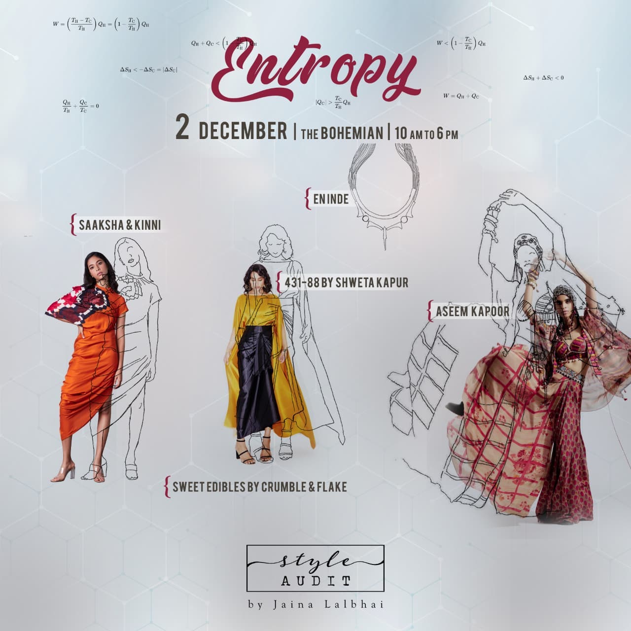Style Audit by Jaina Lalbhai,  styleauditbyjainalalbhai, loveforclothes, changingthewayahmedabaddresses, ahmedabadshopping, revolutionizingfashion, entropy, popup, trunkshow